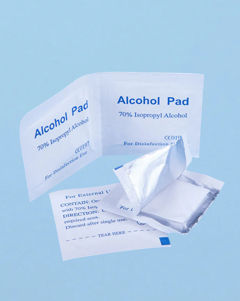 Finger Freshener Alcohol Prep Pads (x4)